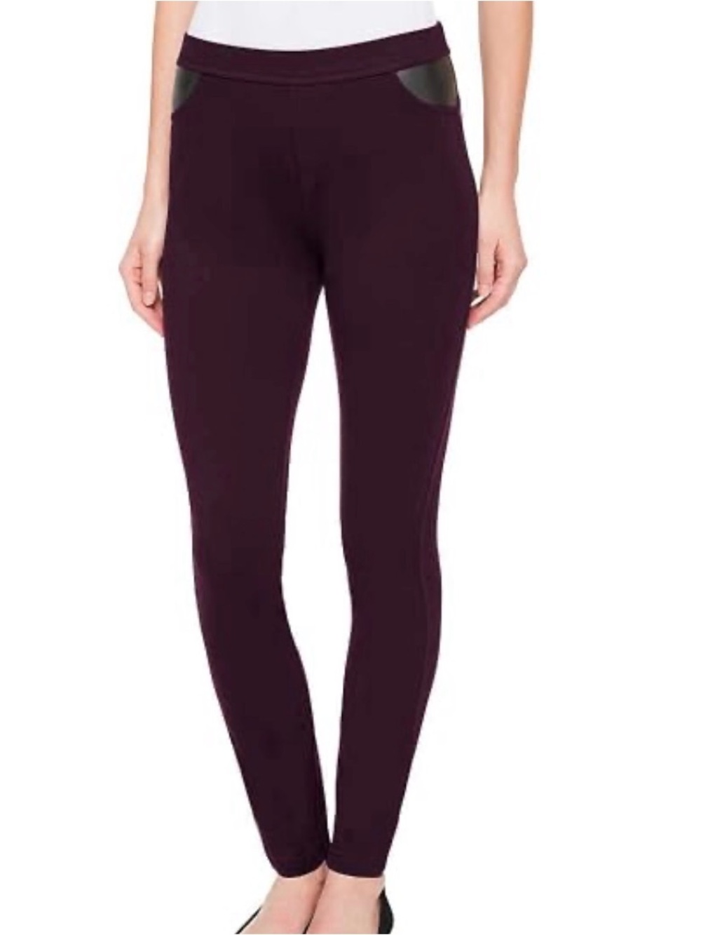 Women's DKNY Knit Skinny Pants - Plum 🎆